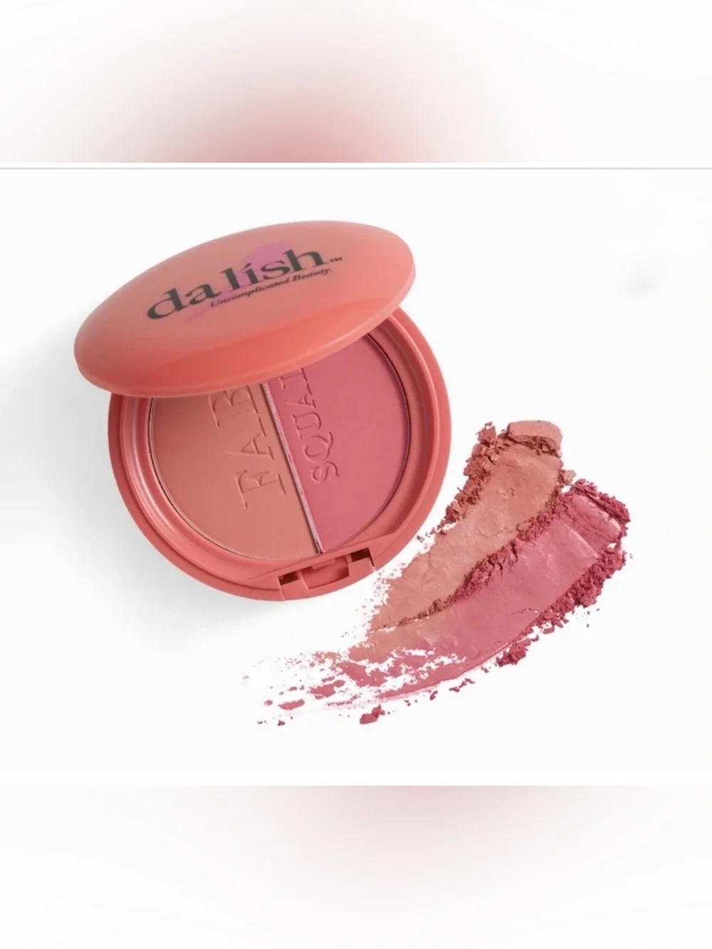 da lish  Powder Blush Duo in Shade Rose all Day NIB